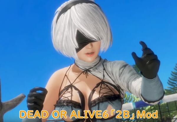 【2B Mod】2Bへ外見をリプレイスするModがあるゲーム特集DOA6