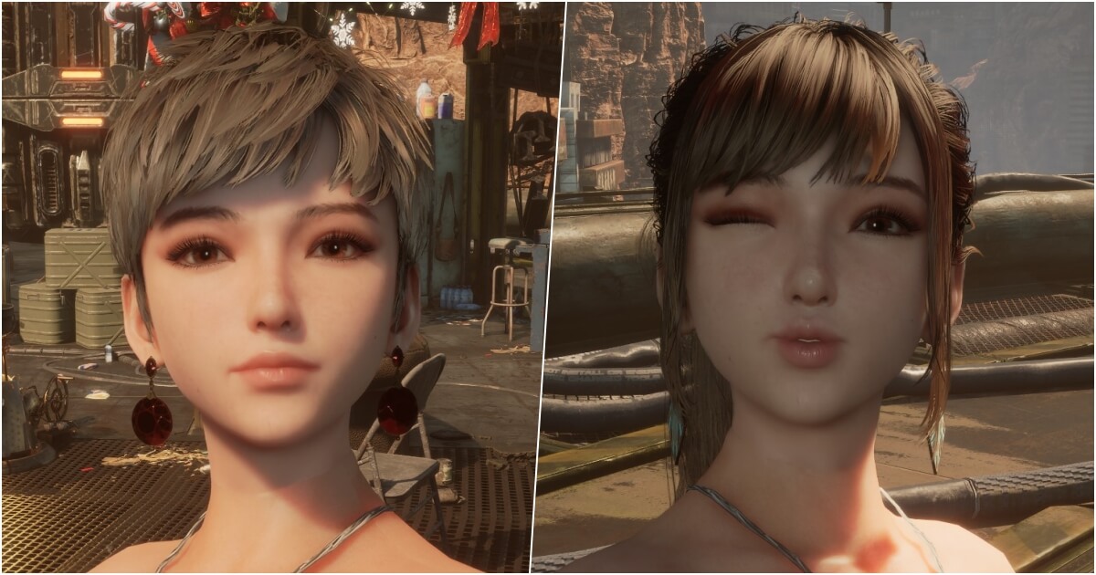 イヴの眉毛を細くするMod