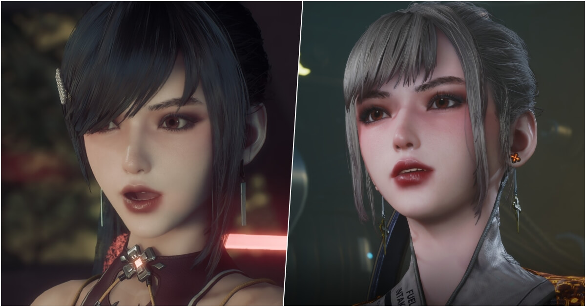 イヴに華やかなメイクを施すMod